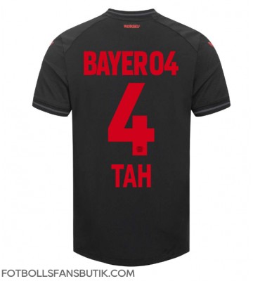 Bayer Leverkusen Jonathan Tah #4 Replika Hemmatröja 2023-24 Kortärmad